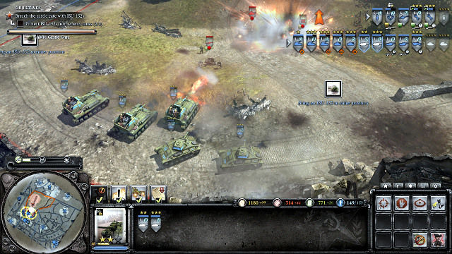 Before deploying the ISUs, get rid of the castle vanguard - Mission 10 - Lublin - The Campaign Mode - Company of Heroes 2 - Game Guide and Walkthrough