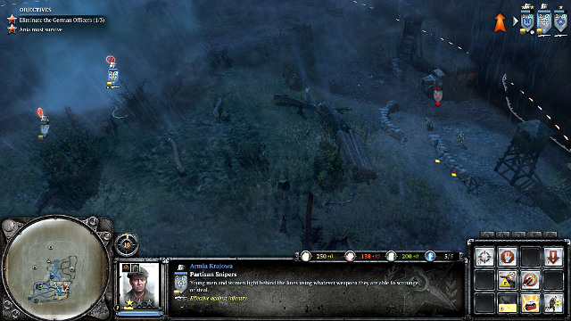 Spread the enemy squads - Mission 11 - Behind Enemy Lines - The Campaign Mode - Company of Heroes 2 - Game Guide and Walkthrough