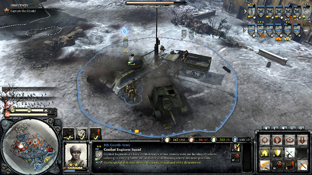 Repair the damaged tanks if you still have time - Mission 12 - Poznan Citadel - The Campaign Mode - Company of Heroes 2 - Game Guide and Walkthrough