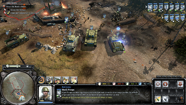 Before you seize the point, repair all equipment and supplement your squads - Mission 13 - Halbe - The Campaign Mode - Company of Heroes 2 - Game Guide and Walkthrough