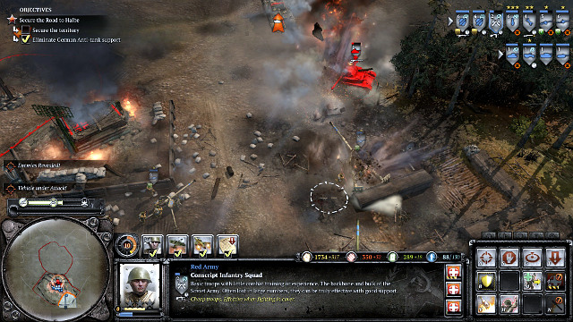 The German tanks will soon give in - Mission 13 - Halbe - The Campaign Mode - Company of Heroes 2 - Game Guide and Walkthrough