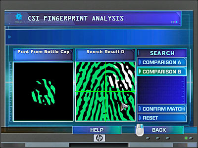 Now you will have to choose the fifth option from the main menu of the computer - Video/Image Enhance - Case 3 - part 2 - Case 3 - Shock Rock - Crime Scene Investigation: Hard Evidence - Game Guide and Walkthrough
