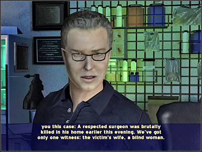 1 - Case 4 - CSI Office - Case 4 - In Your Eyes - Crime Scene Investigation: Hard Evidence - Game Guide and Walkthrough