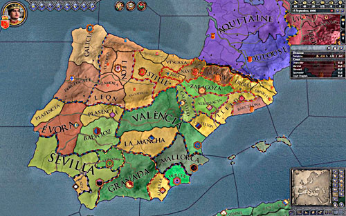 Iberian Peninsula is the most politically dangerous place in Europe - a perfect place for us! - Choice of person, region and time - Basics - Crusader Kings II - Game Guide and Walkthrough