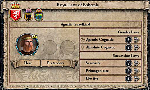 Men succession makes good in all political systems. - Succession - House - Crusader Kings II - Game Guide and Walkthrough