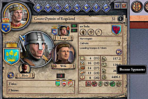 Vassals ambitions are seen in his screen. - How to care about human relations? - Characters - Crusader Kings II - Game Guide and Walkthrough