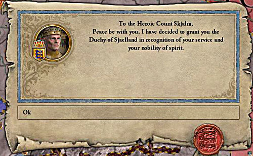 Good service is only a pretence. - Count - Riding on a Top - Crusader Kings II - Game Guide and Walkthrough