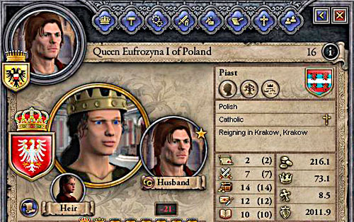 You can help your wife to gain the crown. - Count - Riding on a Top - Crusader Kings II - Game Guide and Walkthrough