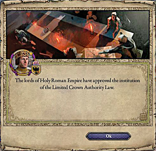 Only an emperor with enough authority can manage his empire properly. - Emperor - Riding on a Top - Crusader Kings II - Game Guide and Walkthrough