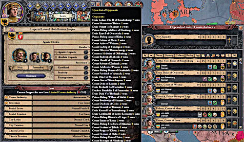 There are people to be convinced... - Emperor - Riding on a Top - Crusader Kings II - Game Guide and Walkthrough