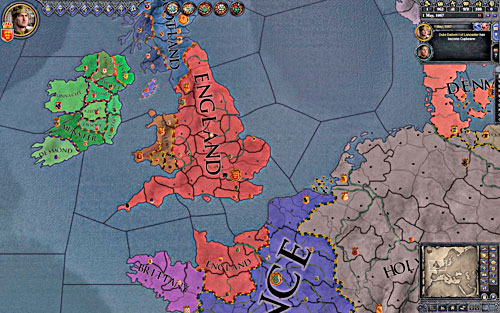 Wilhelm has to care not only about England but also about his lands in the Normandy. - Wilhelm the Conquerer - Official scenarios - Crusader Kings II - Game Guide and Walkthrough