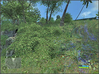 Eventually you'll end up near a small camp (screen) - Mission 2 - part 3 - Mission 2 - Recovery - Crysis - Game Guide and Walkthrough