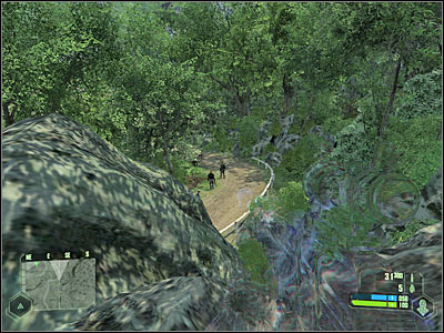 Eventually you will have to get closer to the river (3 on the map) - Mission 2 - part 4 - Mission 2 - Recovery - Crysis - Game Guide and Walkthrough
