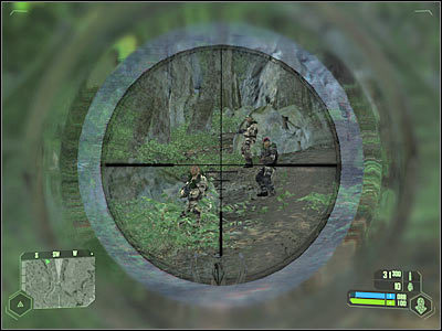 Watch out for enemy snipers - Mission 2 - part 7 - Mission 2 - Recovery - Crysis - Game Guide and Walkthrough