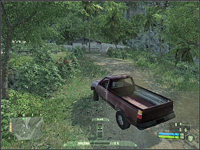 Stop the vehicle once you're close enough to a larger hill - Mission 2 - part 6 - Mission 2 - Recovery - Crysis - Game Guide and Walkthrough