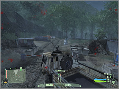You will come across an enemy humvee in just a few seconds - Mission 3 - part 6 - Mission 3 - Relic - Crysis - Game Guide and Walkthrough