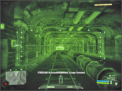 Once you've left the tunnel, stay on the train tracks - Mission 5 - part 1 - Mission 5 - Onslaught - Crysis - Game Guide and Walkthrough