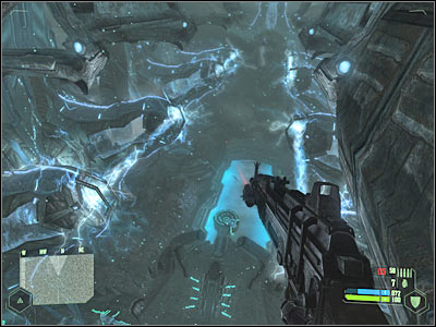 Your final objective here will be to find a large vortex - Mission 7 - part 4 - Mission 7 - Core - Crysis - Game Guide and Walkthrough