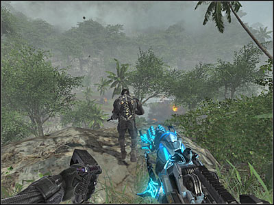 As you've probably noticed, two larger creatures are flying over the crash site - Mission 9 - part 3 - Mission 9 - Exodus - Crysis - Game Guide and Walkthrough