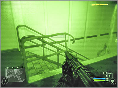 Head on to your left and you will come across the stairs - FINAL MISSION - part 5 - FINAL MISSION - Reckoning - Crysis - Game Guide and Walkthrough