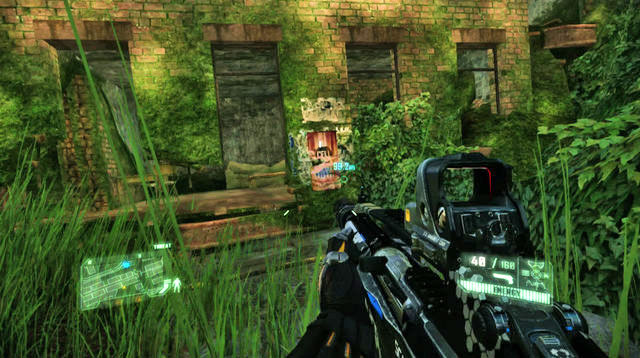After you leave, keep running ahead and around the shattered armored vehicles - Destroy the turrets - Welcome to the Jungle - Crysis 3 - Game Guide and Walkthrough