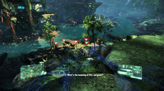 After the cutscene, follow Psycho - Destroy the dam - The Root of All Evil - Crysis 3 - Game Guide and Walkthrough