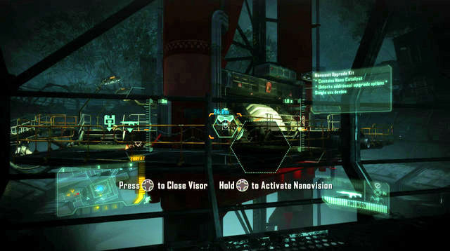 After you infiltrate the base, there is a Blackbox 3/4 next to the elevator (in front of the door to the elevator with Psycho inside) and a suit upgrade module to the left of the elevator door - Search the labs - Safeties Off - Crysis 3 - Game Guide and Walkthrough