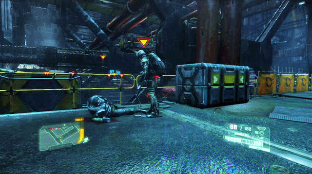 The marked enemies display a triangle above their heads - The visor - Other - Crysis 3 - Game Guide and Walkthrough