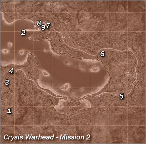 Main map - Mission introduction - Mission 2: Shore Leave - Crysis Warhead - Game Guide and Walkthrough