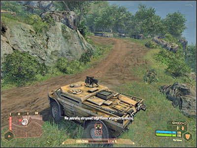 Park your armored truck somewhere near an allied plane, but don't exit the vehicle - Securing the landing zone - Mission 2: Shore Leave - Crysis Warhead - Game Guide and Walkthrough