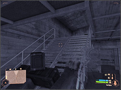 It would be good idea to secure the entire upper balcony before moving on to the next section - Finding the loading terminal II - Mission 5: Below the Thunder - Crysis Warhead - Game Guide and Walkthrough