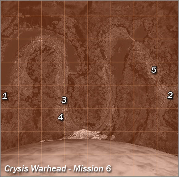 Main map - Mission introduction - Mission 6: From Hell's Heart - Crysis Warhead - Game Guide and Walkthrough