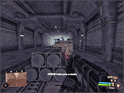 As you've probably noticed, there are some powerful turrets on the train and obviously you will have to use them to your advantage - Staying near the train #1 - Mission 6: From Hell's Heart - Crysis Warhead - Game Guide and Walkthrough