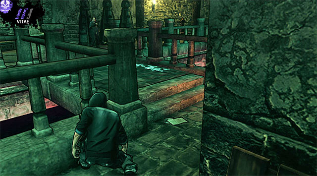 Ignore the remaining enemies stationed to your right and focus on getting closer to Blooming (screen above) - Harding Museum - Bloomings hideout - Chapter 1 - DARK - Game Guide and Walkthrough