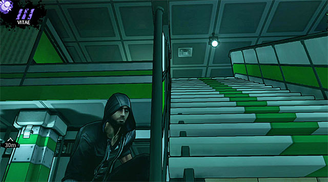 Its a good idea to focus on reaching the upper levels of the office as soon as possible, because many of the guards from the first floor are constantly observing the ground floor and you may be easily spotted by them while trying to kill someone or simply while trying to explore your surroundings - Geoforge - accounting - Chapter 2 - DARK - Game Guide and Walkthrough