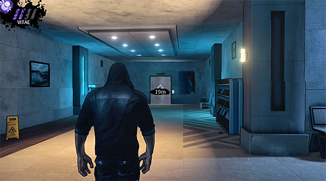 Corridor leading to the elevator - Cryogenic - lobby (before hunters arrival) - Chapter 5 - DARK - Game Guide and Walkthrough