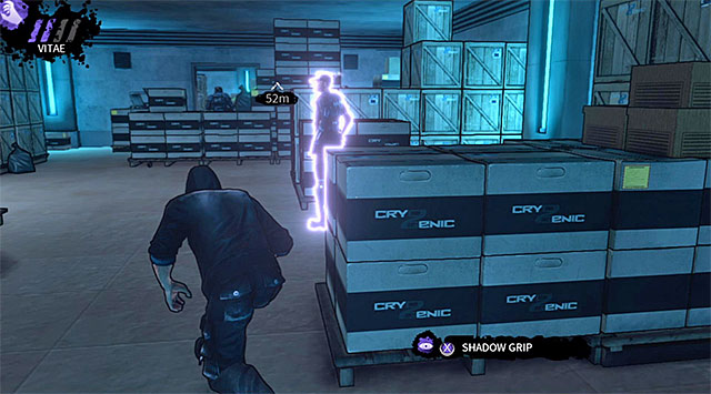 You should now move to the right side of this room, using teleportation if necessary - Cryogenic - warehouse - Chapter 5 - DARK - Game Guide and Walkthrough