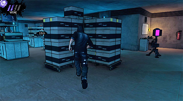 Eric by default should be able to distract the opponents from the third area using running - Cryogenic - warehouse - Chapter 5 - DARK - Game Guide and Walkthrough
