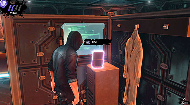 Stay where youve interacted with the computer terminal and check a corner of the room located to your right - M17 Base - rescuing Tom - Chapter 6 - DARK - Game Guide and Walkthrough
