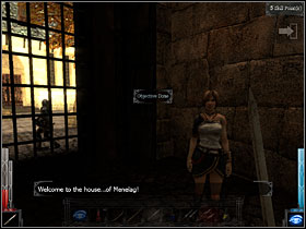 Leanna - the beautiful Menelag's niece - The Gate of Stonehelm #2 - Chapter 1: The Gate of Stonehelm - Dark Messiah of Might and Magic - Game Guide and Walkthrough