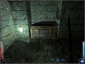 Oblong box. What can be inside? - The Gleam of a Cold Knife #2 - Chapter 2: The Gleam of a Cold Knife - Dark Messiah of Might and Magic - Game Guide and Walkthrough