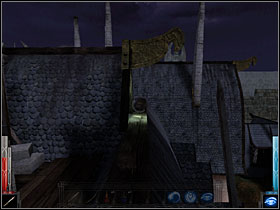Go ahead on the top of the roof. - The Gleam of a Cold Knife #5 - Chapter 2: The Gleam of a Cold Knife - Dark Messiah of Might and Magic - Game Guide and Walkthrough