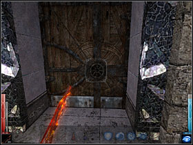 Another locked door... You need the key! - In the House of Ashes #2 - Chapter 8: In the House of Ashes - Dark Messiah of Might and Magic - Game Guide and Walkthrough