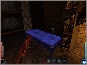The corner behind the bed in one of the cells - In the House of Ashes #3 - Chapter 8: In the House of Ashes - Dark Messiah of Might and Magic - Game Guide and Walkthrough