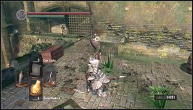 Go up the stairs to the right - Undead Parish - p. 1 - Walkthrough - Dark Souls - Game Guide and Walkthrough