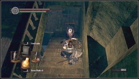 A further way leads down the stairs - Depths - p. 1 - Walkthrough - Dark Souls - Game Guide and Walkthrough