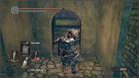 Inside free a NPC Laurentius trapped inside a barrel - Depths - p. 2 - Walkthrough - Dark Souls - Game Guide and Walkthrough