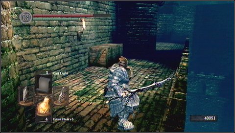 Now run to the opposite side, towards a labyrinth of corridors - Depths - p. 3 - Walkthrough - Dark Souls - Game Guide and Walkthrough