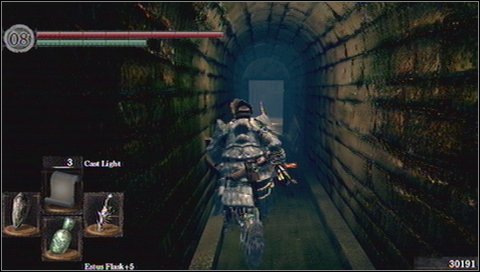 Once you reach a bonfire, continue your journey through sewers - Depths - p. 2 - Walkthrough - Dark Souls - Game Guide and Walkthrough