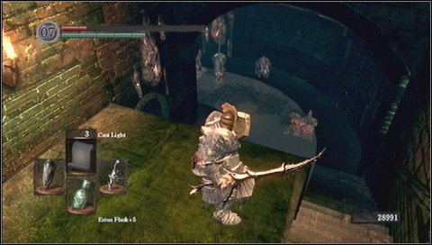 After the fight, go down and turn left - Depths - p. 2 - Walkthrough - Dark Souls - Game Guide and Walkthrough